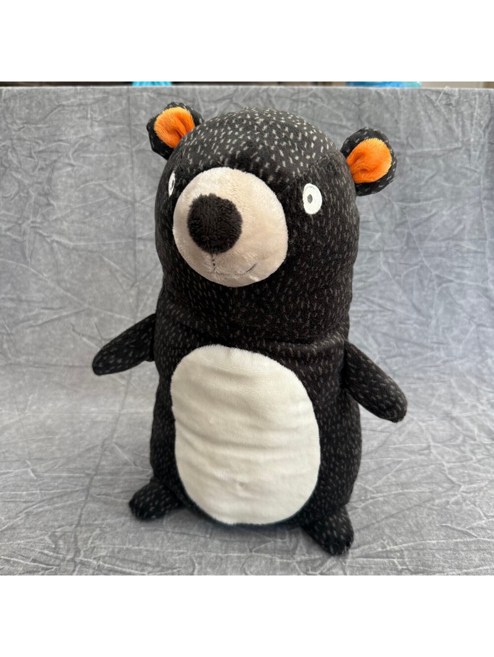 Pillowfort Plush Brown Black Bear Throw Pillow Stuff Toy